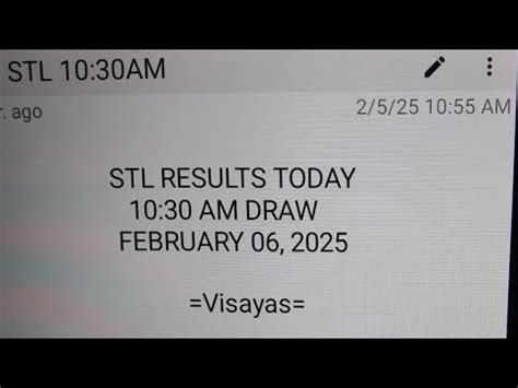 Pre Draw procedure for STL Local Draw Result .